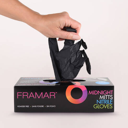 Midnight Mitts Nitrile Gloves Medium - 100pc