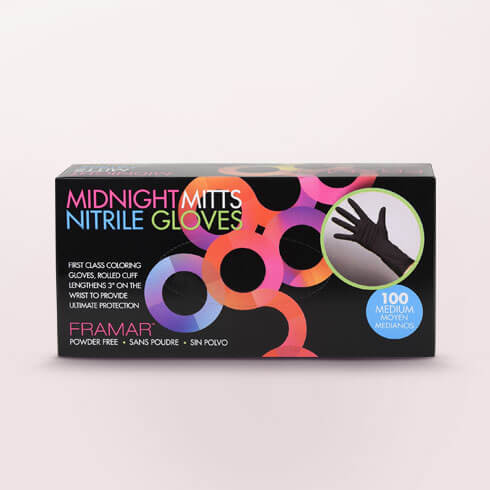 Midnight Mitts Nitrile Gloves Medium - 100pc - Image 3